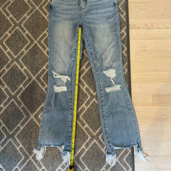 Lovervet by Vervet High Rise Skinny distressed Jeans size 25 - Picture 14 of 16